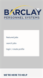 Mobile Screenshot of jobs.barclaypersonnel.com