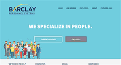 Desktop Screenshot of barclaypersonnel.com